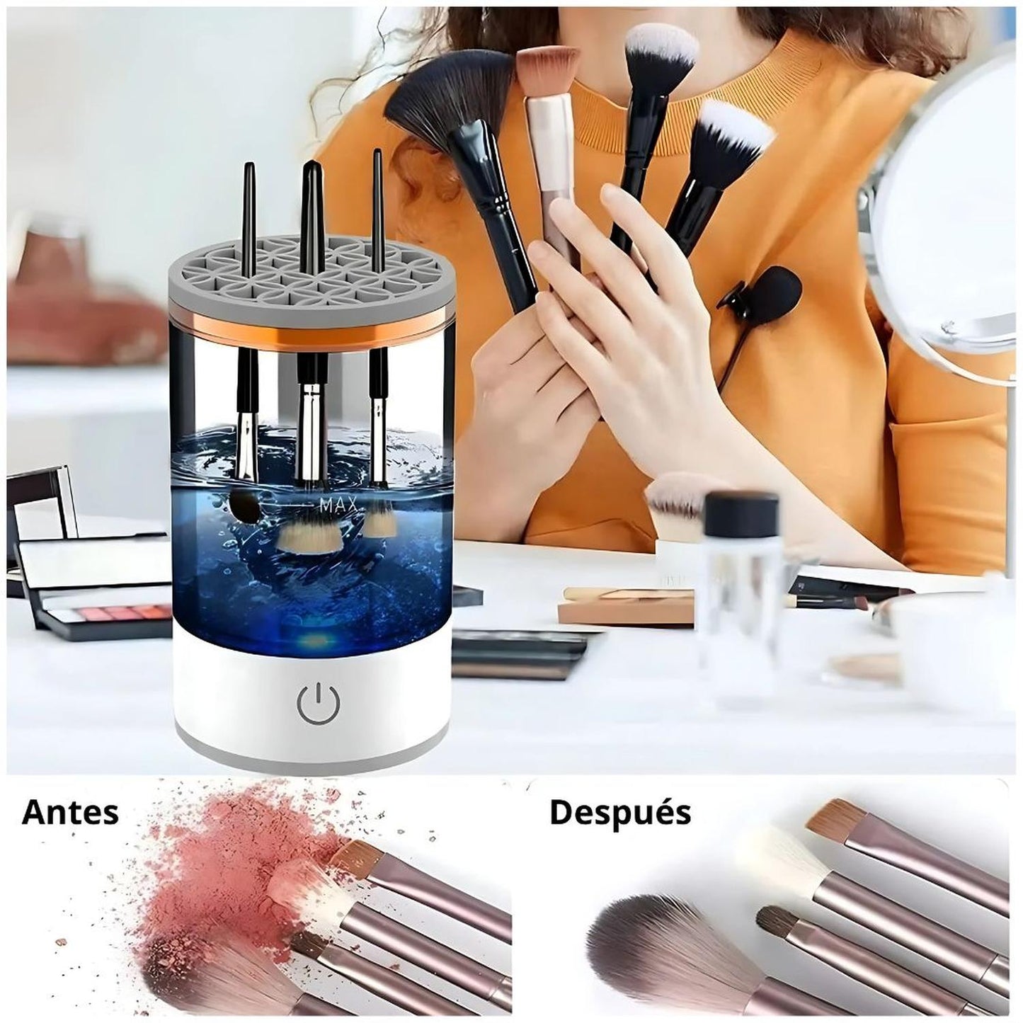 ¡LIMPIADOR DE BROCHAS AUTOMATICO!