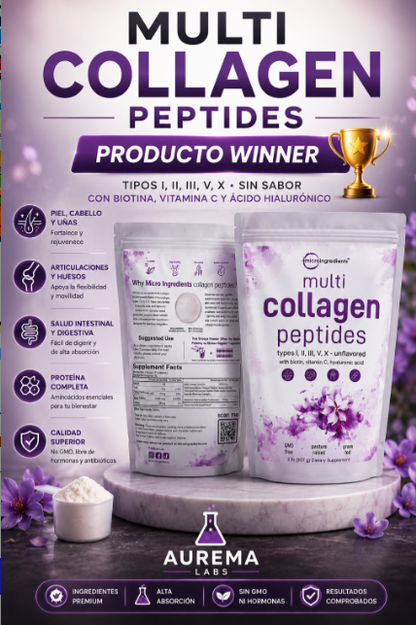 Multi Collagen Peptides – Colágeno Hidrolizado Premium