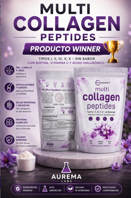 Multi Collagen Peptides – Colágeno Hidrolizado Premium
